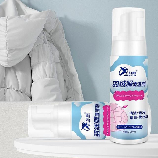 Down Jacket Dry Cleaning Agent Natural Mild Wash Detergent Water Free Dry- Cleaning Spray Clothes Stain